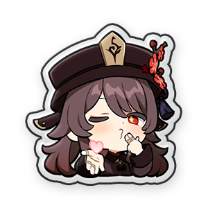 Hu Tao #3 Sticker