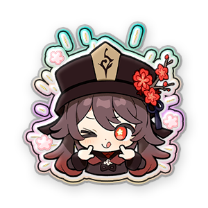Hu Tao (Holo) #1 Sticker