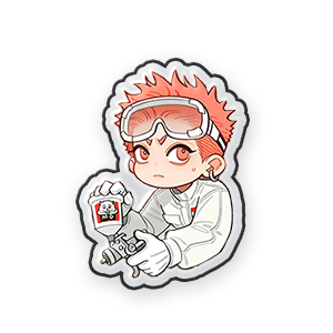 Mo Guan Shan #8 Sticker