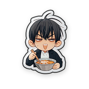 He Tian #7 Sticker