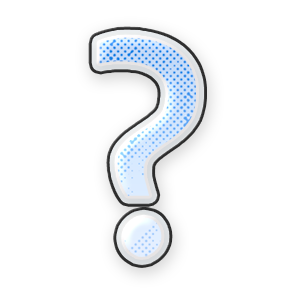 Pastel Blue Question #1 Sticker