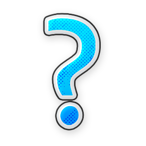 Blue Question #1 Sticker