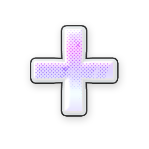 Gradient Plus #1 Sticker